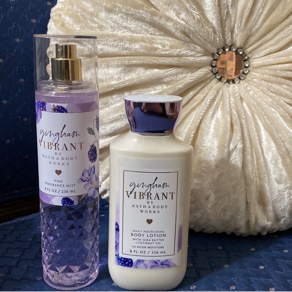 Bath & Body Works Other - BATH & BODY WORKS SET. . .GINGHAM VIBRANT SCENT